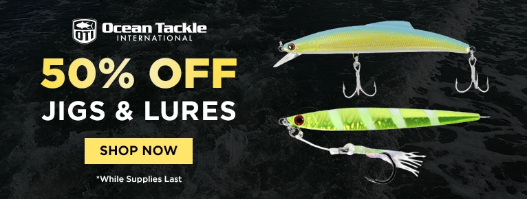 Save 50% OFF OTI Jigs & Lures