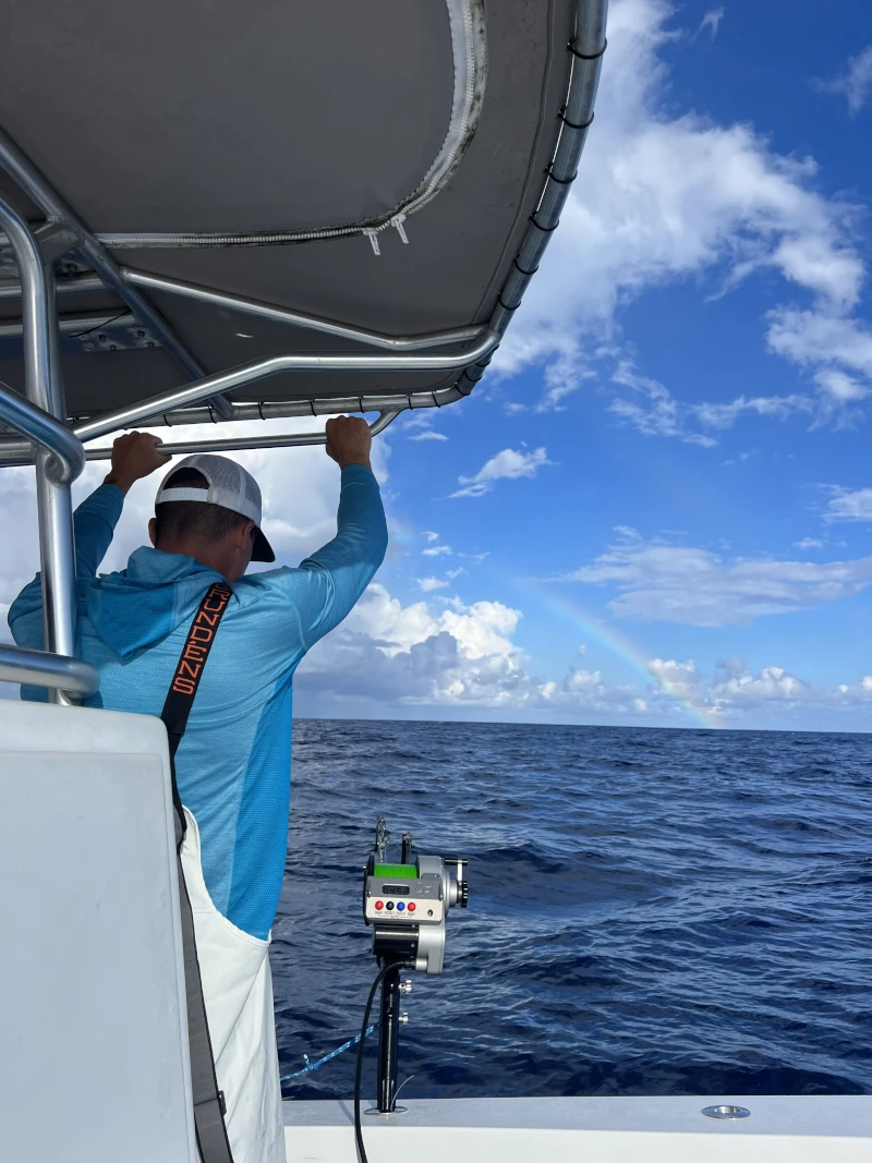 Fishing for swordfish with a Lindgren Pitman Electric Reel