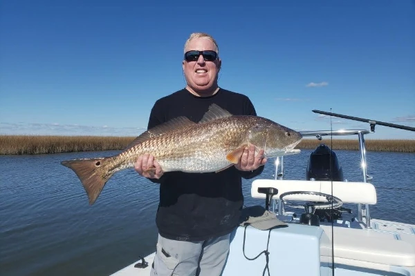 Wintertime Sight Fishing for Redfish in Louisiana Image provided by user @dougvaules